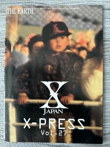 vol.27 会報　Ｘ JAPAN（エックス）ファンクラブ　　YOSHIKI hide ヨシキ　ヒデ　XJAPAN