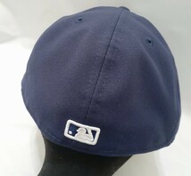 ◆1円〜スタート◆ NEWERA ニューエラ USA製 サンディエゴ パドレス 59FIFTY キャップ 帽子 ネイビー _画像3