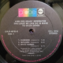 米Ori Van Der Graaf Generator「The Least We Can Do Is Wave To Each Other」CPLP-4515_画像2