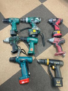 makita HITACHI RYOBI 松下電工 インパクト　ドリル　まとめ 8個　ジャンク　インパクト　動作不明　フリ01