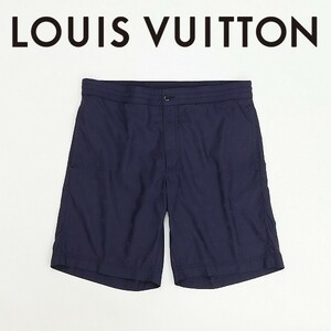 国内正規品◆LOUIS VUITTON ルイヴィトン モノグラム 水着 スイムウェア 海水パンツ 紺 ネイビー S