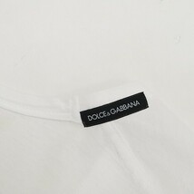 国内正規品◆DOLCE&GABBANA ドルチェ＆ガッバーナ×コカ コーラ コットン Vネック 半袖 Tシャツ 白 ホワイト 44_画像4