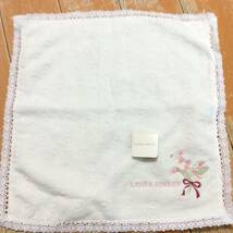 ☆1　新品　LAURA ASHLEY　タオルハンカチ　3枚セット　ローラアシュレイ　川辺(株）送230円～_画像7