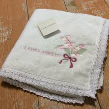 ☆1　新品　LAURA ASHLEY　タオルハンカチ　3枚セット　ローラアシュレイ　川辺(株）送230円～_画像5