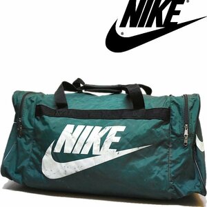 1 пункт ◆ Винтаж 90 -х годов Nike Nike Dark Green Boston Bag Bag Bag Сумка старая одежда Мужская дама ОК Американская повседневная улица 90 -х годов/нейлоновая сумка 371497