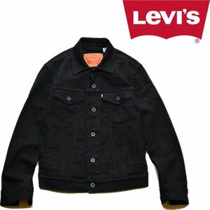 1点物◆リーバイスLevi'sジージャン黒デニムジャケット古着メンズXSレディースOKアメカジ90sストリートGジャン中古ブラックジーンズ371790