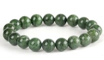 クロムダイオプサイド Chrome Diopside 透輝石 とうきせき ブレスレット Bracelet パワーストーン 玉サイズ11mm 天然石_画像2