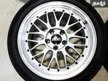 ●BBS LMP080 LMP081 18インチ 8J +40 9J +40 5穴 PCD 114.3 235/45R18 4本 クラウン アルファード マークX レクサス IS GS スカイライン_画像4