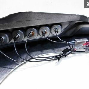 ＊社外 200系 ハイエース 4型 S-GL DX 標準 ナローボディ フロント バンパー スポイラー リップスポイラー LEDライト シルバーの画像9