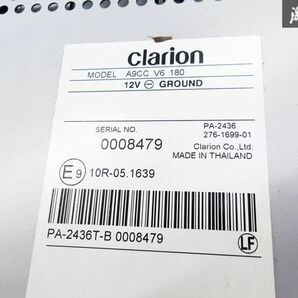 動作OK スズキ純正 Clarion クラリオン CDプレーヤー チューナー AUX USB オーディオ デッキ 1DIN GCZ215の画像5