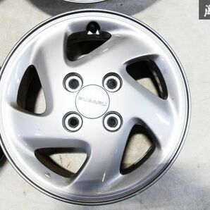 ● 即納 スバル純正 ENKEI製 プレオ 13インチ 4J +45 PCD 100 4穴 ノーマル ホイール 4本 ヴィヴィオ R1 R2 サンバー 等 純正戻しの画像5