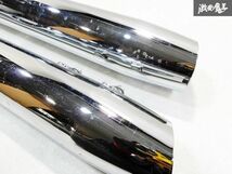 即納 HARLEY-DAVIDSON ハーレーダビッドソン FLHX 1580 ノーマル マフラー サイレンサー 2本 65949-09 H09-005_画像4