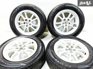 1000円スタート ●トヨタ純正 ZVW50 プリウス 15インチ 6.5J +40 5穴 PCD 100 195/65R15 タイヤ ホイール 4本 ウィッシュ カローラ アルミ