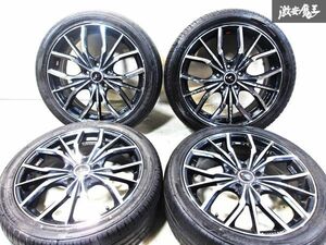 1000円スタート！ ●Weds ウエッズ LEONIS LV レオニス 18インチ 7J +53 5穴 114.3 225/45R18 2023年製 4本 ノア VOXY アルファード