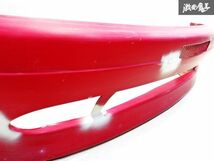 希少！＊Super Made スーパーメイド S13 シルビア フロント バンパー エアロ FRP レッド 赤 棚G1 ドリフト_画像3