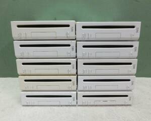 任天堂 NINTENDO Wii 本体 RVL-001 まとめて10台セット 中古