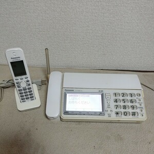 （M） Panasonic パナソニック KX-PD601-W おたっくす FAX電話 子機KX-FKD502-W　ジャンク品