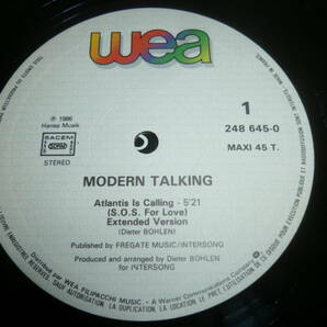  12” MODERN TALKING // ATLANTIS IS CALLING (S.O.S.FOR LOVE)の画像4