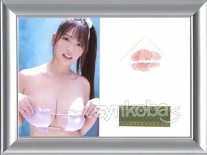 HIT'S/藤乃あおい　生キス入りSPフレームB　(薄紫ビキニ) ◆非売品 240130-817