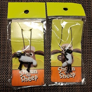 【新品未開封】 ひつじのショーン ボールチェーン マスコット ２種セット ／ キーホルダー Shaun the Sheep フィギュア 