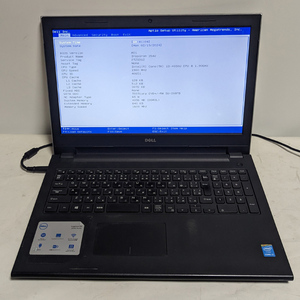 ノートパソコン　Dell Inspiron 3542 Core i3 4030U メモリ 4GB 15型ワイド液晶 BIOS起動 ジャンク品