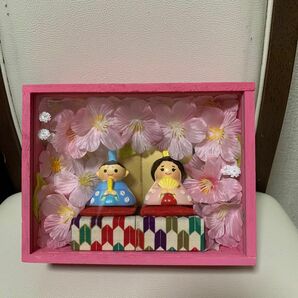 お雛様　ハンドメイド　フラワーBOX