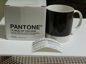 PANTONELiving Mug/パントン・リビング　マグカップ　Black 419　黒　ファインボーンチャイナ　