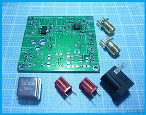 X658K_ RJX601 RTL-SDR 用 50MHz -up Converter kit LW-BC-HF受信 アクティブDBMのSA602（SA612)タイプ