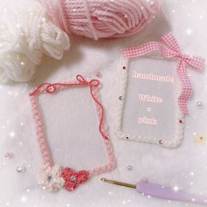 handmade新作.*・゚リボンとお花のトレカケースお得な2set!!