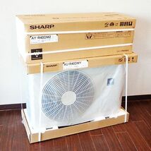 シャープ/SHARP ルームエアコン AY-R40DM2-W (AY-R40DM2 + AU-R40DMY) 2023年モデル おもに14畳用 200V_画像1