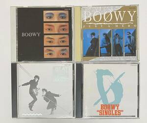 ★中古★CD★BOOWY★ボーイ★ボウイ★暴威★JUST A HERO★SINGLES★BEAT EMOTION★4枚セット★氷室京介★布袋寅泰★松井常松★高橋まこと★