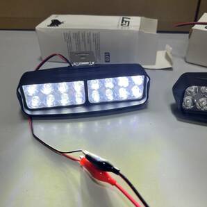 バイク 補助灯 LED 2個セット 点灯確認済み 送料込みの画像2