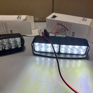 バイク 補助灯 LED 2個セット 点灯確認済み 送料込みの画像3