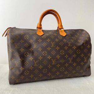 1円 ◎ LOUIS VUITTON ルイヴィトン モノグラム スピーディ 40 ハンドバッグ ボストンバッグ M41522 ブラウン 手提げ 822