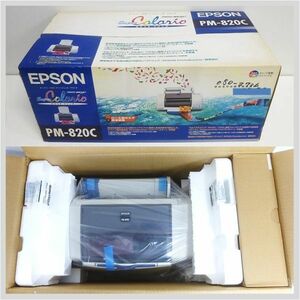 EPSON Calario PM-820C プリンター エプソン カラリオ A4 インクジェット 新品未使用 正規箱 稼働未確認 ★希少品 コレクション 22-0174-01