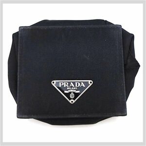 1円～　PRADA プラダ 小銭入れ 財布 小物入 マルチ ブラック メンズ レディース ナイロン ★ 希少品 アンティーク コレクション 22-0218-01