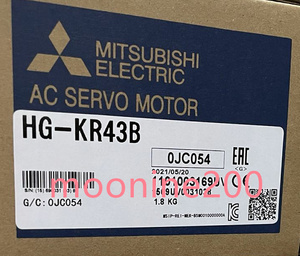 ★Ｔ番号領収書★ 新品 送料無料 MITSUBISHI 三菱電機 HG-KR43B サーボモーター 6ヶ月保証