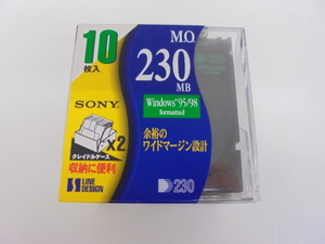 [KCM]3pbg-803* unused goods *SONY 3.5MO disk 230MB Windows95/98 formatted 10 sheets in the case 10EDM230CBD