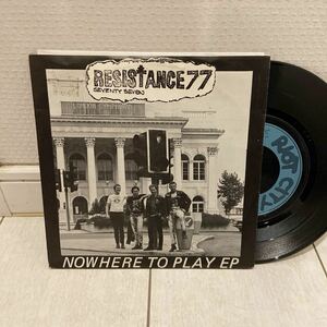 RESISTANCE 77・7ep・オリジナル盤・uk punk・80's HARD CORE・oi・riot city・パンク天国・KILLED BY DEATH exploited casualties・検索用