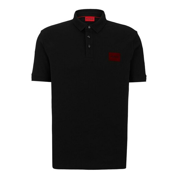 HUGO　Dereso PoIoSn10　メンズポロシャツ　ブラック　/（US)M