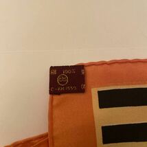 TbiSa シルクスカーフ　シルク　絹　100% 昭和レトロ　約125cm×28cm_画像3