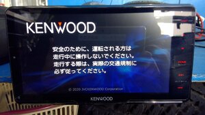 (S)　KENWOOD ケンウッド MDV-M907HDF 2023年地図データ 彩速 フローティングナビ 9インチ CD DVD Bluetooth フルセグ