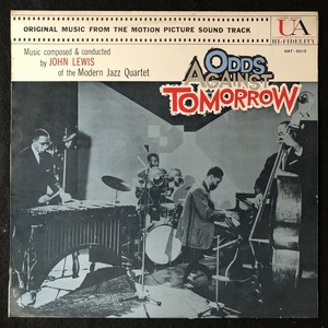 【ペラジャケ】美品 プロモ 見本品 / ジョン・ルイス「拳銃の報酬」ODDS AGAINST TOMORROW / JOHN LEWIS / THE MODERN JAZZ QUARTET