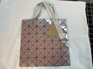 BAO BAO ISSEY MIYAKE バオバオ イッセイミヤケ トートバッグ ショルダーバッグ 中古 ■ ポリエステル ■ ピンク ■ TN 1