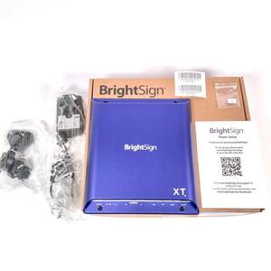 【超美品】BrightSign XT1144 デジタルサイネージプレーヤー ブライトサイン XT4 シリーズ マルチインタラクティブ HDMI入力対応モデル