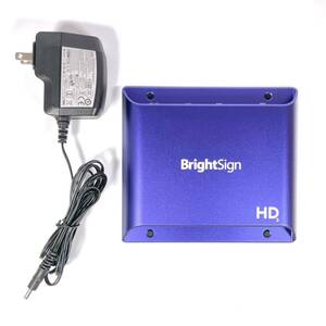 【美品】Brightsign HD1023 デジタルサイネージプレーヤー ブライトサイン HD3 シリーズ マルチインタラクティブ対応 フルHD