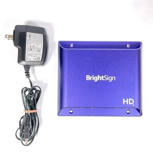 【美品】BrightSign HD223 デジタルサイネージプレーヤー ブライトサイン HD3 シリーズ ベーシックインタラクティブ対応モデル