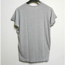 送料込*スタープリント柄半袖Tシャツ2枚セット[アイボリー_グレー]新品/ゆったりフリー_画像4