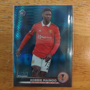 2023 topps STADIUM CLUB Chrome #73 KOBBIE MAINOO[コビー・メイヌー]マンチェスター・ユナイテッド ROOKIE CARD RC パラレル版