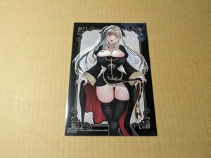 悪魔はロザリオにキスをする　1巻　COMIC ZIN 購入特典 イラストカード　田中守　火野あかり　菅原健二